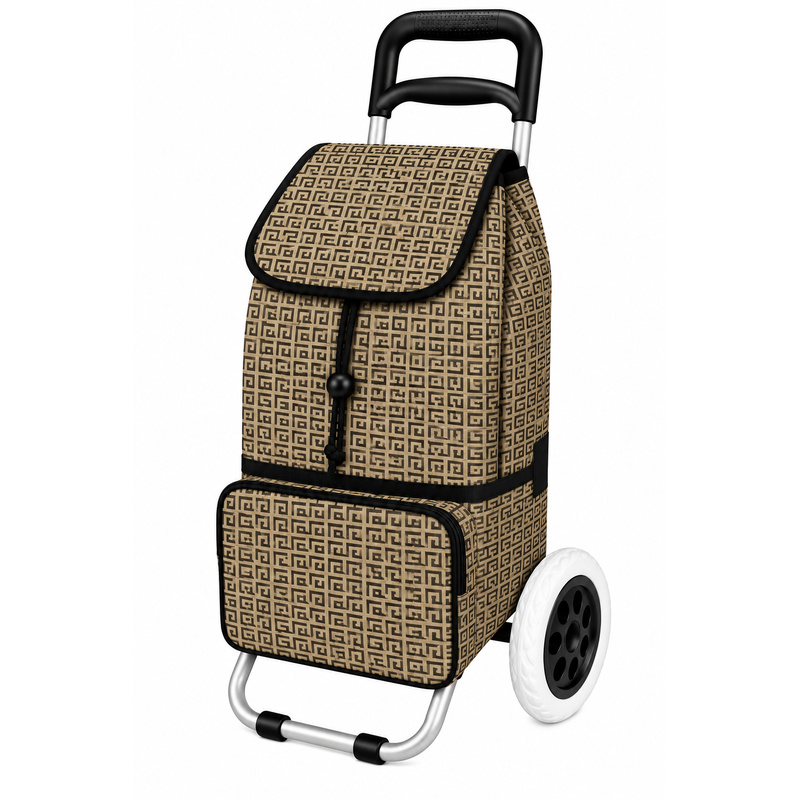 ST-02 Brown G 2 Wheeler Shopping Trolley (New) (image for) ST-02 Brown G 2 Wheeler Shopping Trolley (New)